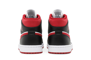 Jordan 1 Mid Gym Red Black White