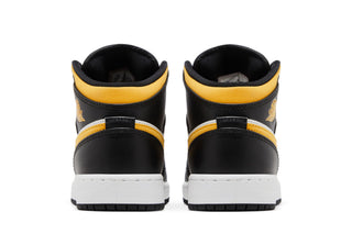 Jordan 1 Mid White Pollen Black (GS)