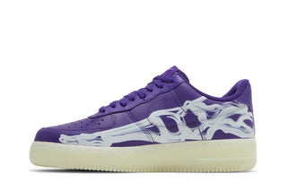 Air Force 1 Low Purple Skeleton Halloween