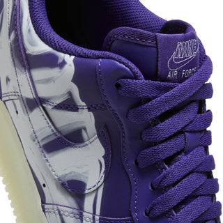 Air Force 1 Low Purple Skeleton Halloween