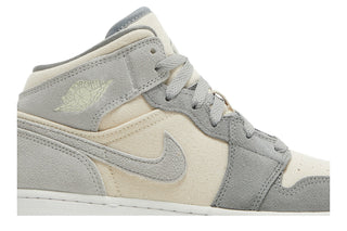 Jordan 1 Mid SE Coconut Milk Particle Grey (GS)