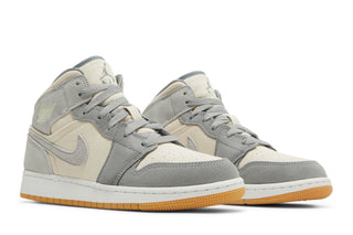 Jordan 1 Mid SE Coconut Milk Particle Grey (GS)