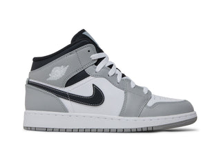 Jordan 1 Mid Light Smoke Grey (GS)