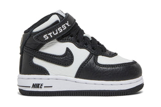 Nike Air Force 1 Mid Stussy Light Bone Black (TD)