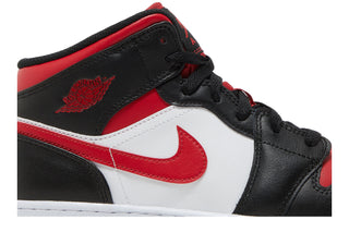 Jordan 1 Mid Black Fire Red (GS)