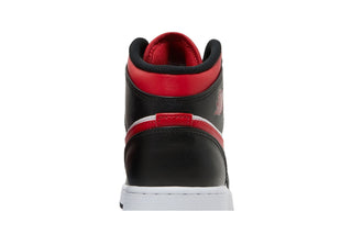 Jordan 1 Mid Black Fire Red (GS)