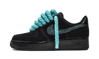 Air Force 1 Low Black Suede Tiffany