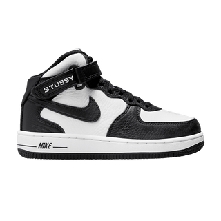 Nike Air Force 1 Mid Stussy Light Bone Black (PS)