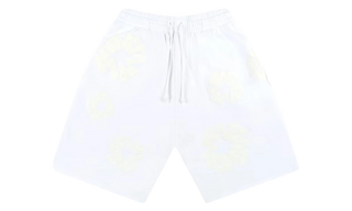 Denim Tears Mono Cotton Wreath Shorts White