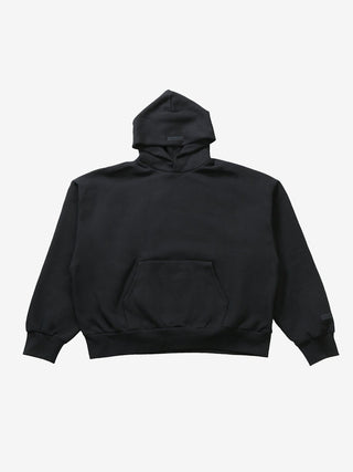 Fear of God EssentiaLS Classic Fit Fleece Hoodie Jet Black