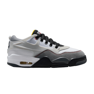 Jordan 4 RM Premium White Black Smoke Grey Fire Red (GS)