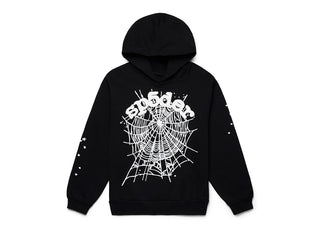 Sp5der OG Web Hoodie Black