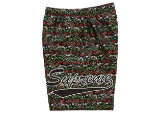 Supreme Floral Jacquard Short Black