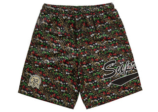 Supreme Floral Jacquard Short Black