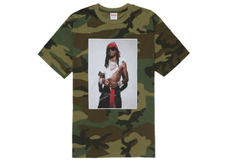 Supreme Playboi Carti Tee Woodland Camo