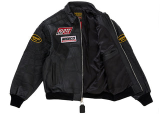 Supreme Vanson Leathers Spider-Man Jacket Black