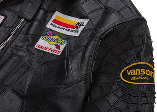 Supreme Vanson Leathers Spider-Man Jacket Black