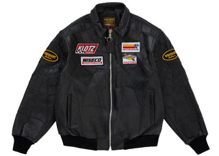Supreme Vanson Leathers Spider-Man Jacket Black