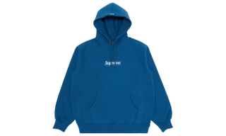 Supreme Box Logo Hooded Sweatshirt (FW23) Blue