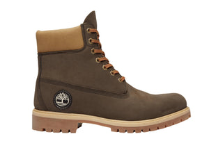 Timberland 6" Premium Waterproof Boot Dark Brown Olive Nubuck