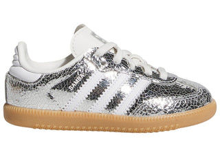 Adidas Samba OG Silver Metallic Cracked Leather (TD)