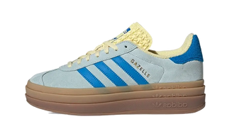 Adidas Gazelle Bold Presque Bleu Jaune