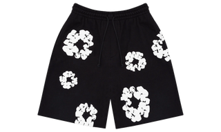 Denim Tears The Cotton Wreath Shorts Black