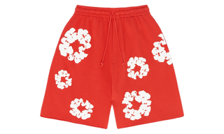 Denim Tears The Cotton Wreath Shorts Red