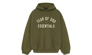 Fear of God Essentials Fleece Hoodie Military