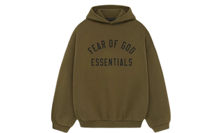 Fear of God Essentials Fleece Hoodie Olive