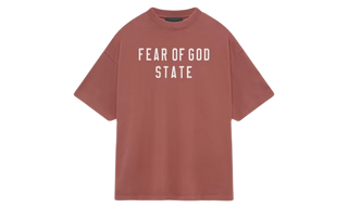 Fear of God Essentials Heavy Crewneck Tee Crimson