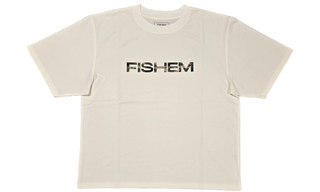 Fishem Wide Logo Tee Camo White