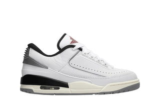 Jordan 2/3 White Black Metallic Silver