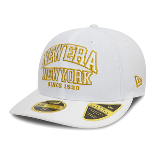 59FIFTY Wordmark White Fitted Cap