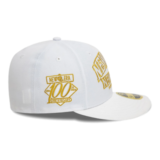 59FIFTY Wordmark White Fitted Cap