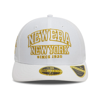 59FIFTY Wordmark White Fitted Cap