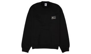 Nike x Stussy Wash Crew Fleece Black