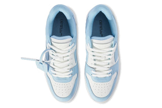Off-White Out Of Office Calf Leather White Baby Blue