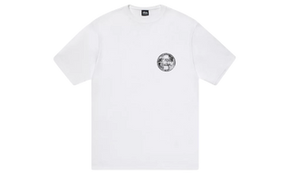 T-shirt Stussy Dot Stamp Blanc