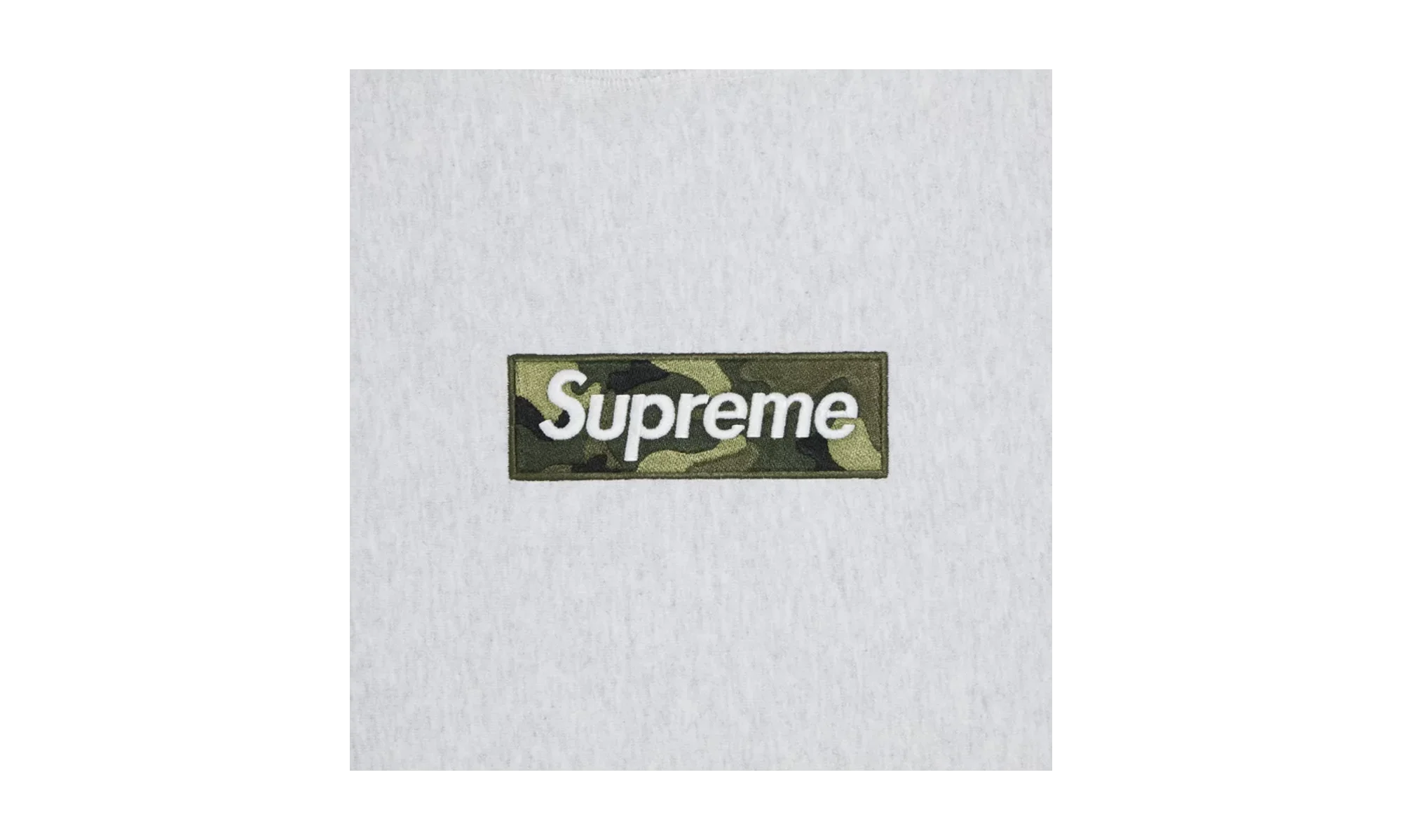 Supreme Box Logo Hooded Sweatshirt FW23 Ash Grey Fishem