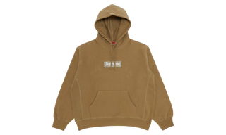 Supreme Box Logo Hooded Sweatshirt (FW23) Dark Sand