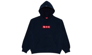 Supreme Box Logo Hooded Sweatshirt Sweatshirt (FW24) Navy