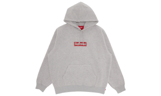 Supreme Inside Out Box Logo Hooded Sweatshirt Heather Grey