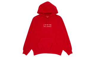 Supreme Inside Out Box Logo Hooded Sweatshirt Red