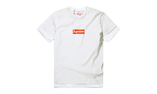 Supreme MM6 Maison Margiela Box Logo Tee White