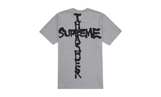 Supreme Thrasher Cross Tee Heather Grey