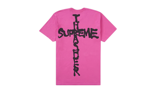 Supreme Thrasher Cross Tee Fuchsia