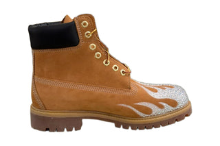 Timberland Boots Premium Custom Flames